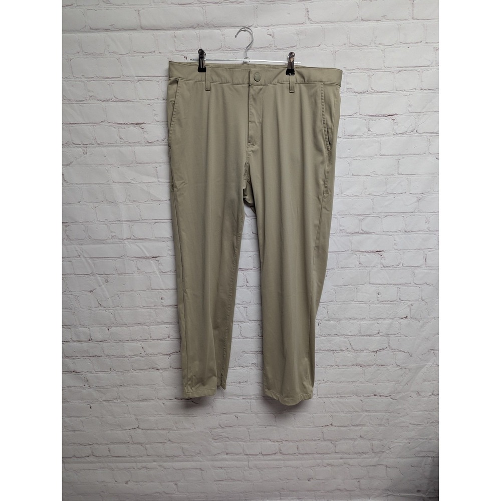 Rhone Men's Commuter Pants Classic Fit Size 34 Tan/Khaki Performance Office NWOT
